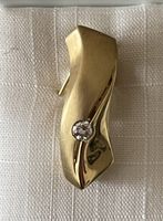 Zeitloser Anhänger 18Kt. Gelbgold mit 1 Brillanten