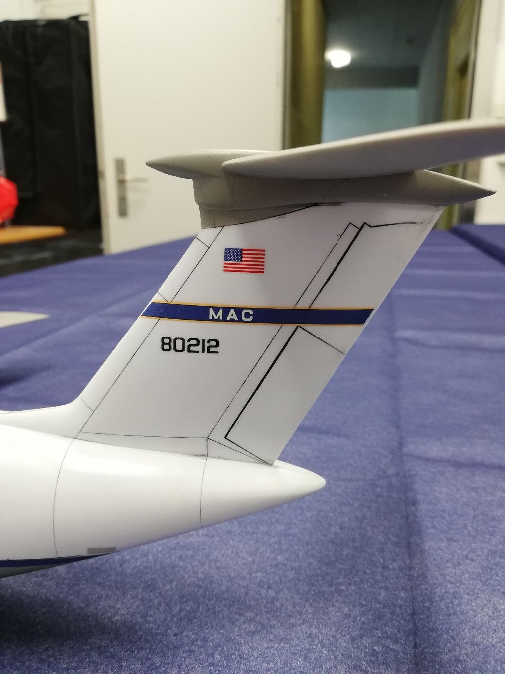 Modellbausätze & Standmodelle: Flugzeugmodell Lockheed C-5 Galaxy U.S. Air Force 1:144 – Gebraucht aus Luzern von Amenophis1 3