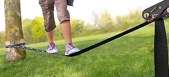 Slackline: Slackline / Balancierband – Gebraucht aus Merenschwand von Proeschu