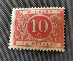 Belgien alte briefmarke