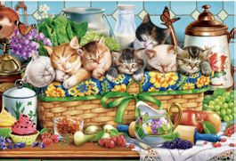 Castorland Puzzle "Schlafende Kätzchen" 1000 Teile