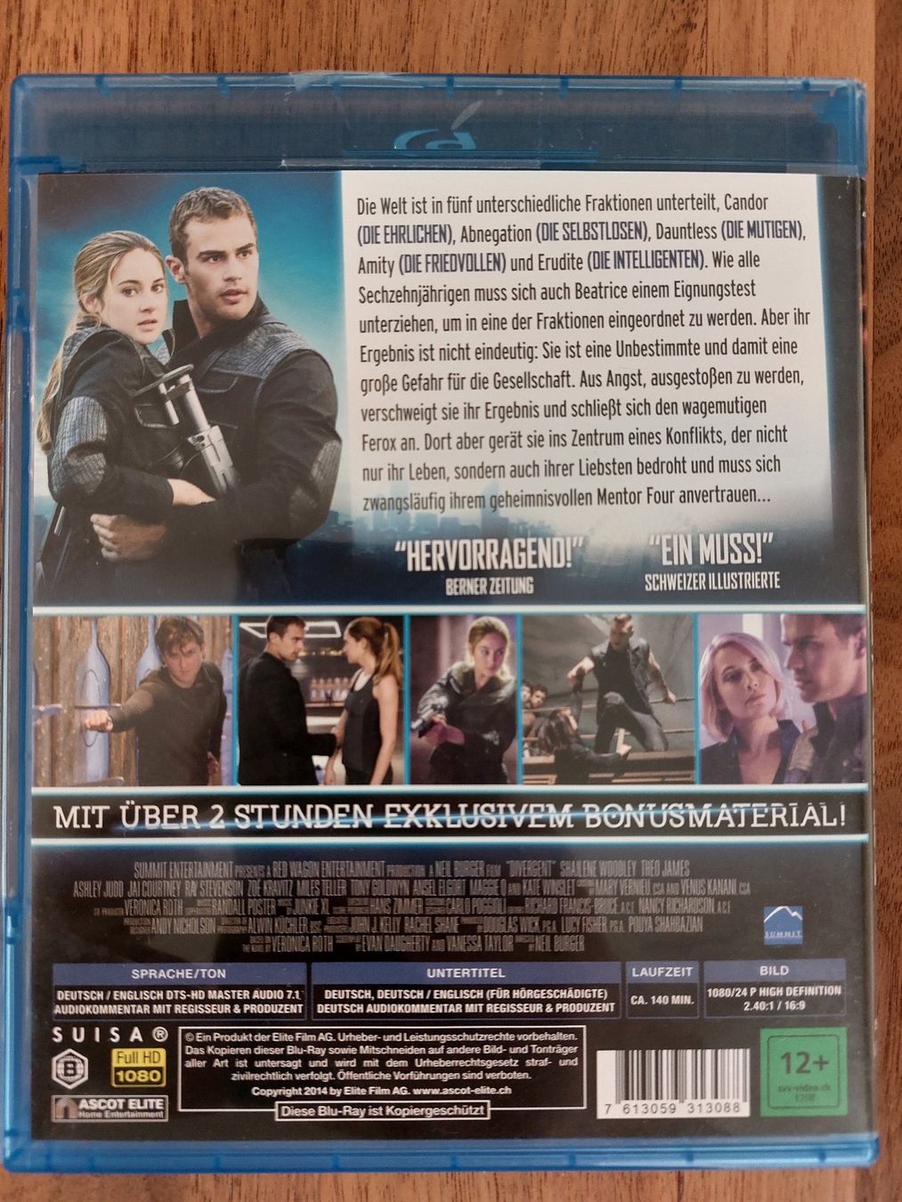Tutti i DVDs: Blu Ray - Divergent Die Bestimmung 1 – Usato da Rheinfelden venduto da FilmAuktion 1