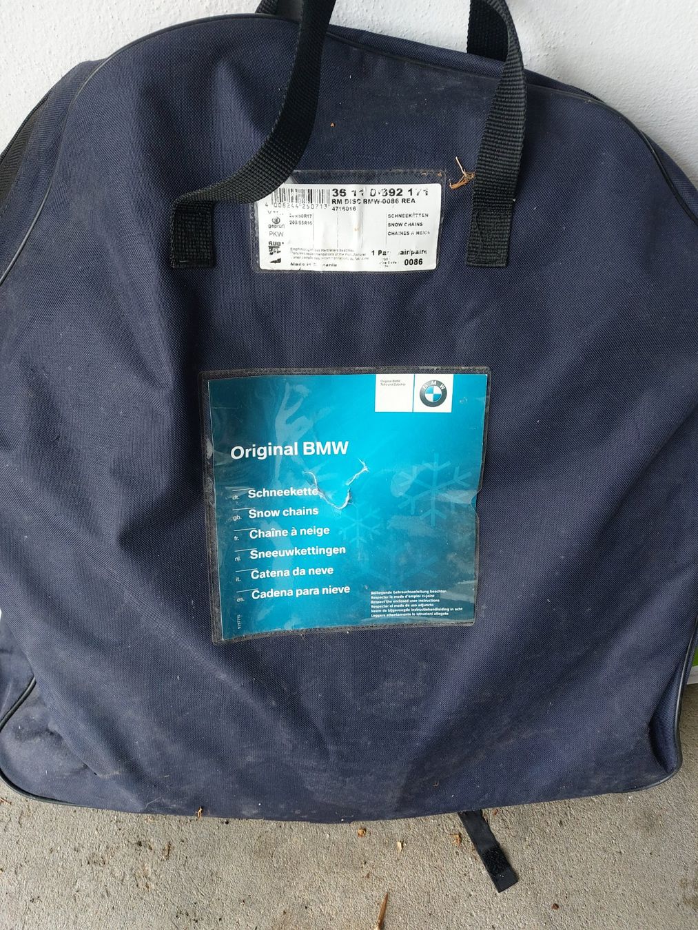 Schneeketten: Schellaufzieh Schneeketten Original BMW – Gebraucht aus Zürich von flo_2sh5 1