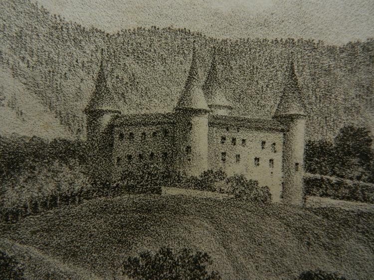 Incisioni: Schloss Berthe Yverdon – Usato da Risch venduto da Antikfee 8