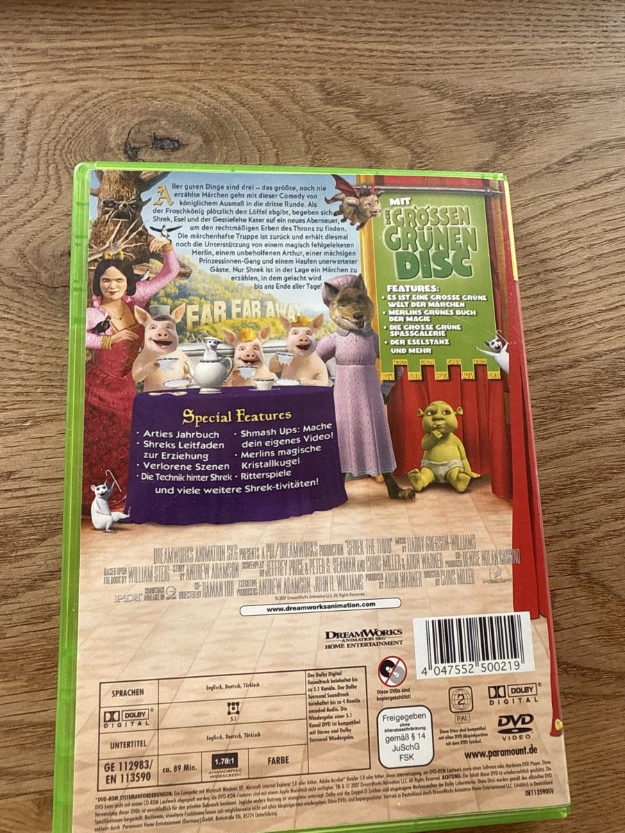 Tutti i DVDs: Shrek der Dritte - Special Edition DVD – Usato da Weiningen ZH venduto da -Adenin- 2