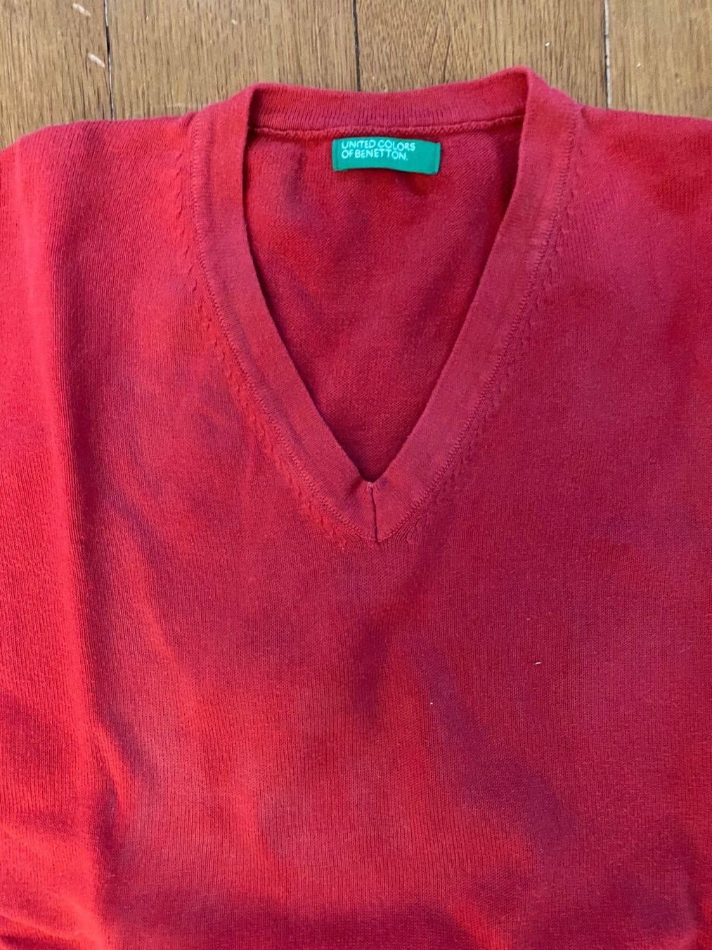 Benetton Maglioni & Felpe: Pullover BENETTON, rot (Grösse L) – Usato da Basel venduto da SAF 1