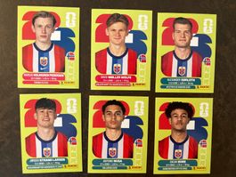 Panini NOR 6, 7, 16, 18, 19, 20 Norwegen