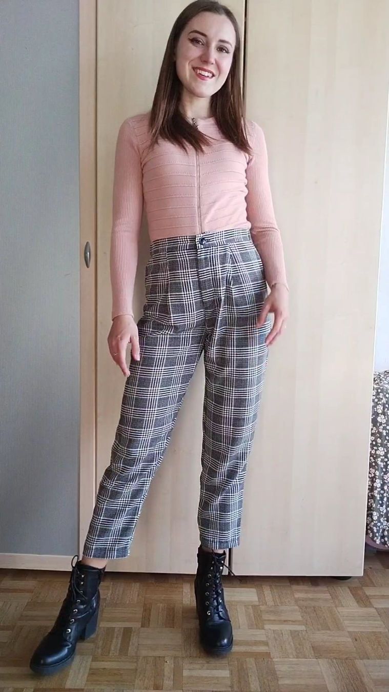 Pantaloni: Leichte karierte Hosen – Usato da Mägenwil venduto da VintageGirly 4