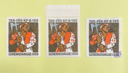 Soldatenmarken Ter. Füs Kp II/195 Grenzwache 1939