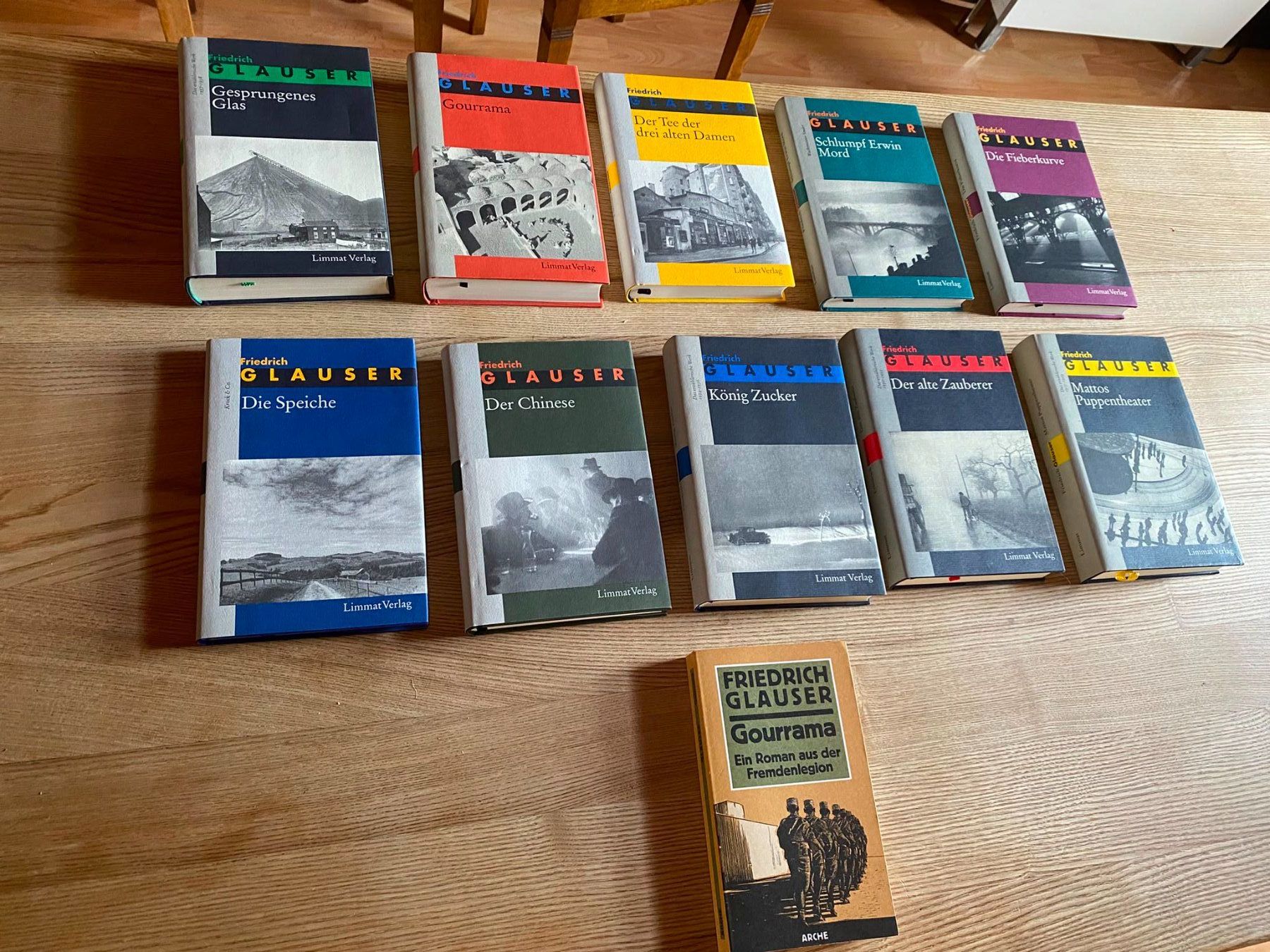 Libri: 11 Bücher von Friedrich Glauser – Usato da Röschenz venduto da Tashroal