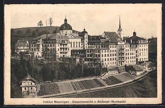 Cartes postales: Menzingen, Institut, Gesamtansicht von S – D'occasion à Berlin par bartko-reher