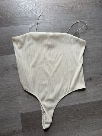 Body H&M beige côtelé taille XL neuf