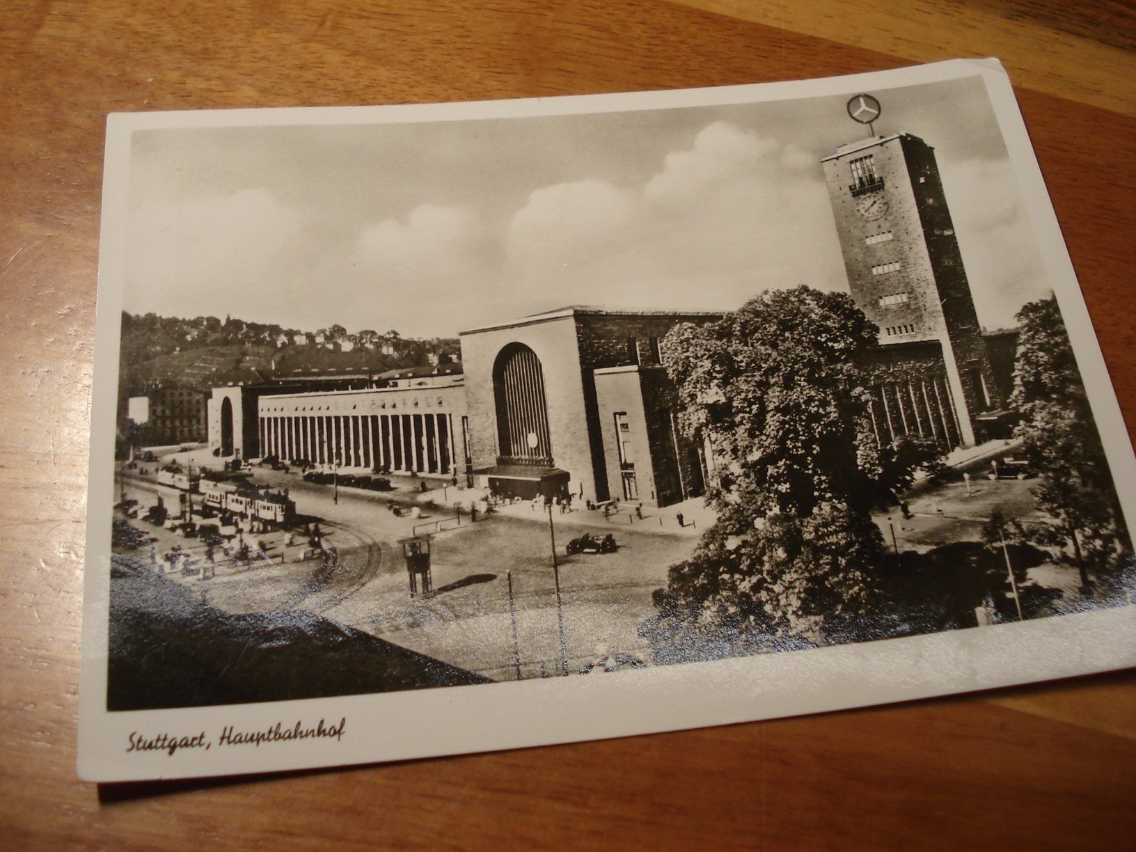 Cartes postales: Stuttgart, Hauptbahnhof, 1955, gelaufen – D'occasion à Niederwil AG par morostahu