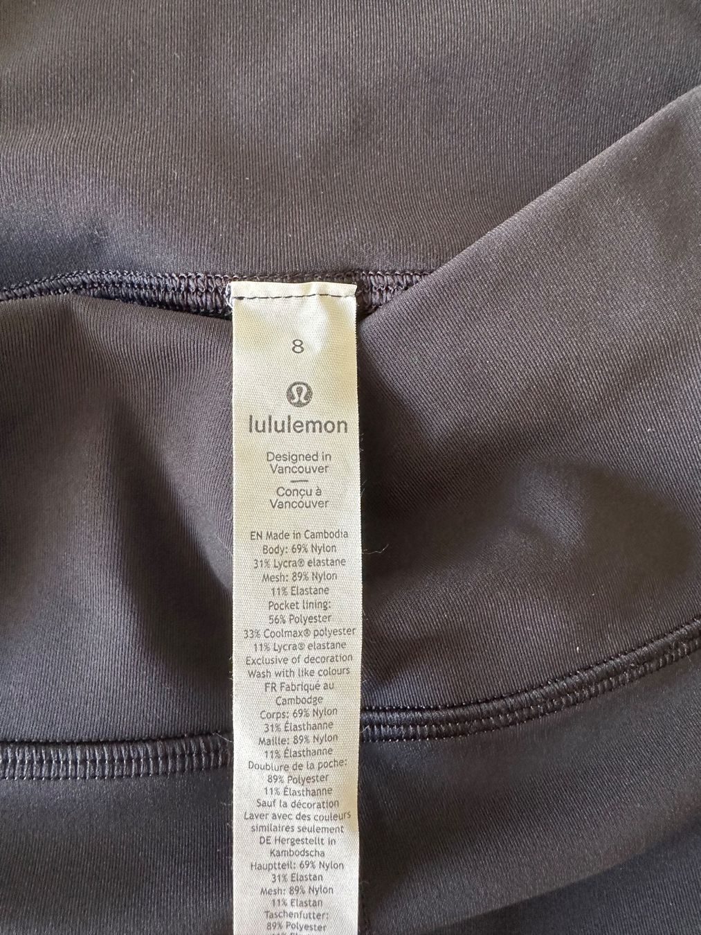 Lululemon Leggings: Lululemon Shorts black size 8/M LIKE NEW – Neu (gemäss Beschreibung) aus Basel von petunia08 2