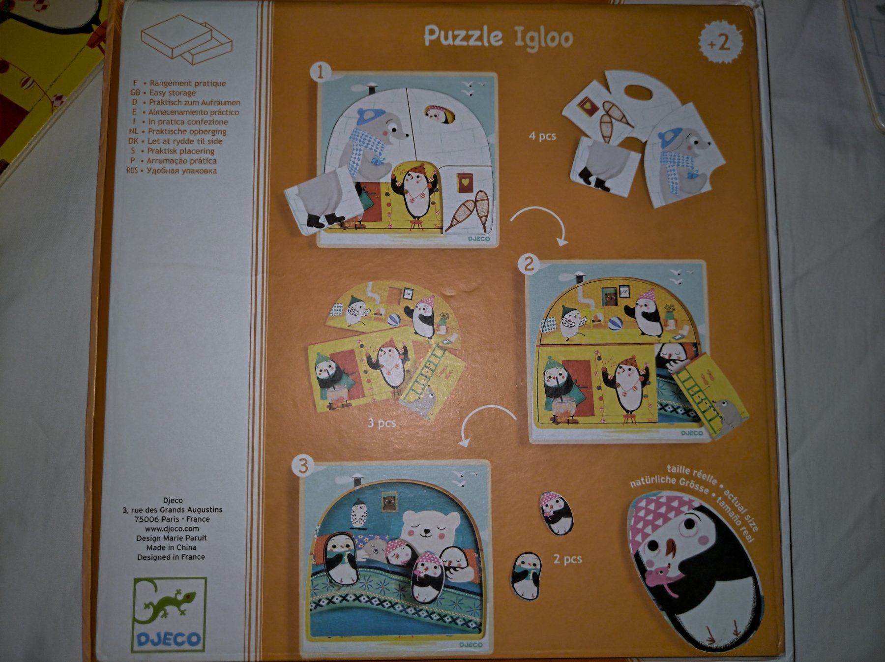 Djeco Puzzle: Puzzle en trois niveaux – Usato da Les bois venduto da Steph-tigrou 3