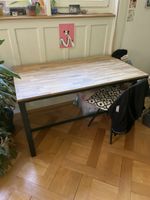 Esstisch Holztisch Metallgestell 140x80cm guter Zustand