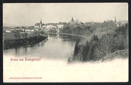 AK Bremgarten, Panorama, 1904