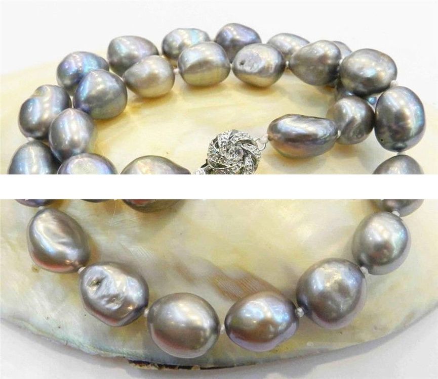 Collier Perles D'eau Douce Baroque 45 Cm - Bijou élégant Sans Emballage