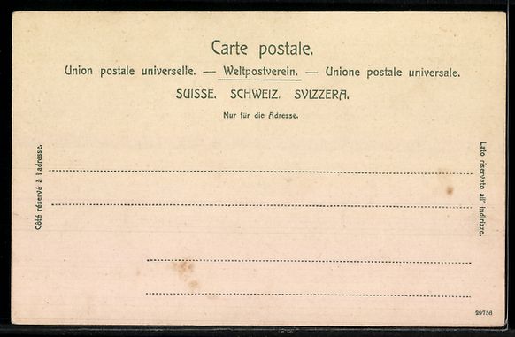 Cartoline postali: AK Wangen a. A., Bahnhof und Aare – Usato da Berlin venduto da bartko-reher 1