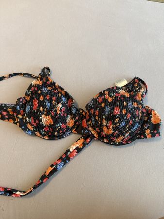 Bikini Oberteil Blumenprint, Grösse XL, neu