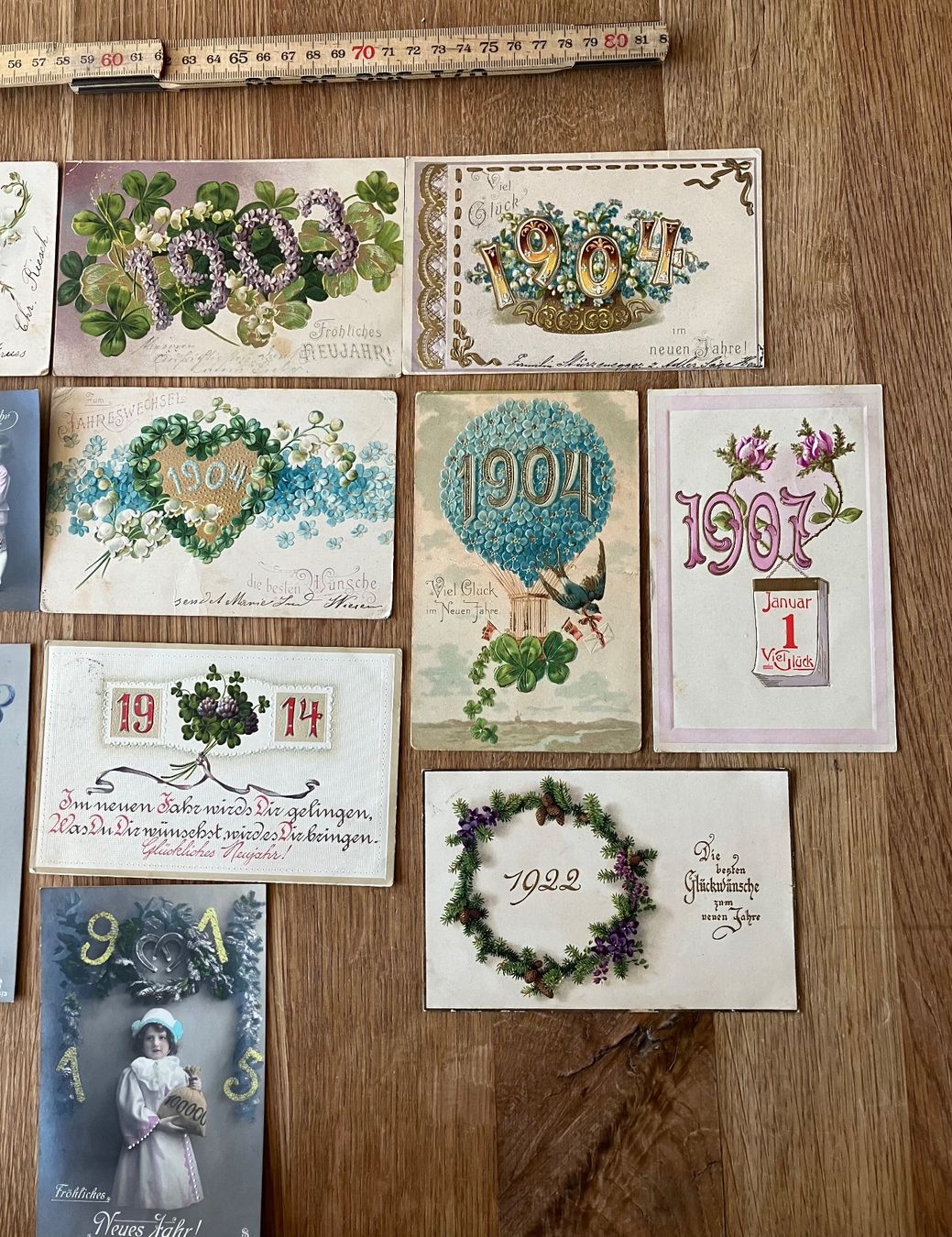 Cartes postales: Antike Ansichtskarten Neujahrsgrüsse – D'occasion à Waldstatt par breitaxt 4
