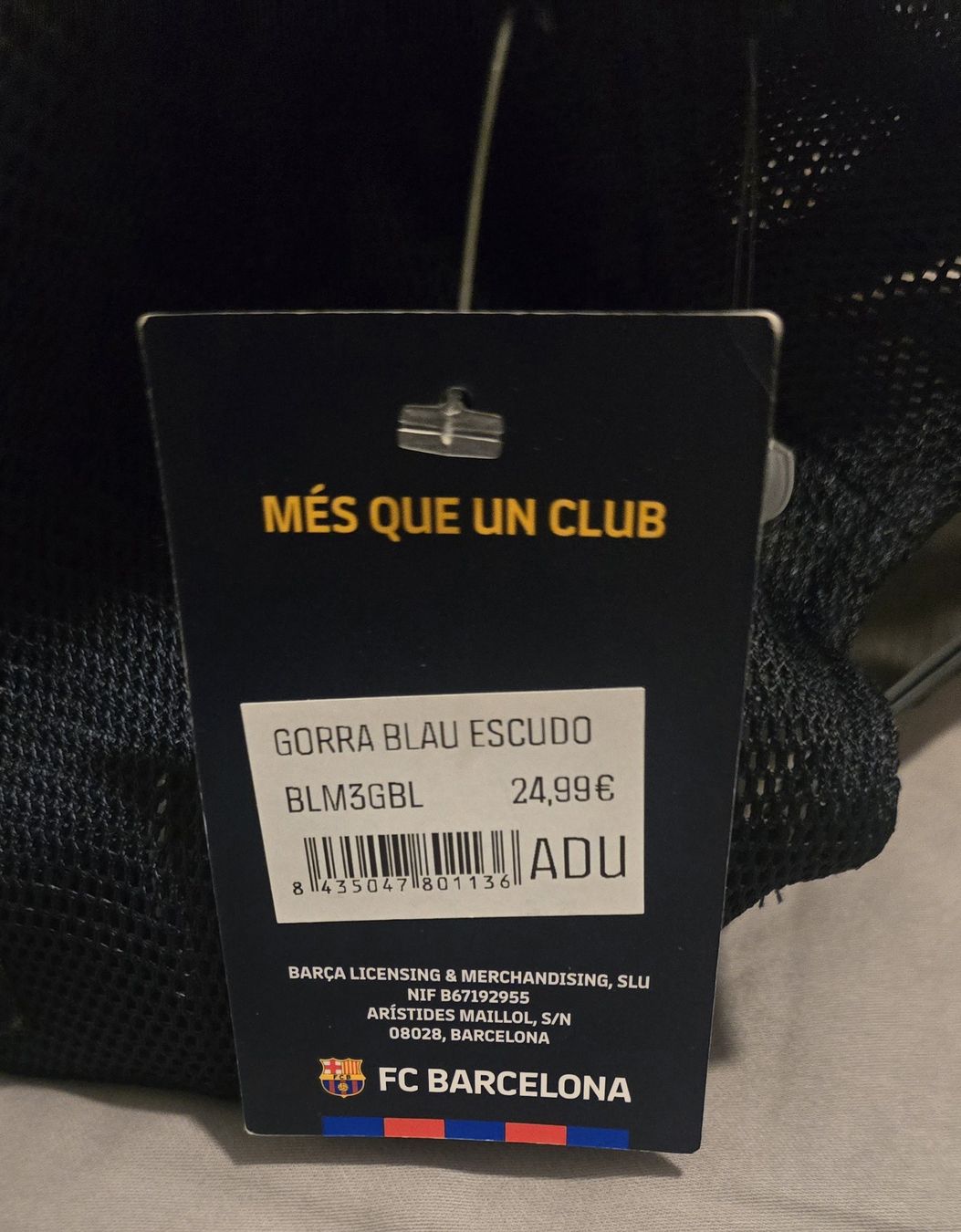 FC Barcelona Copricapi, berretti & cappellini: FC Barcelona Cap, Neu mit Etikett – Nuovo e nell'imballaggio originale da Seuzach venduto da K_N 1