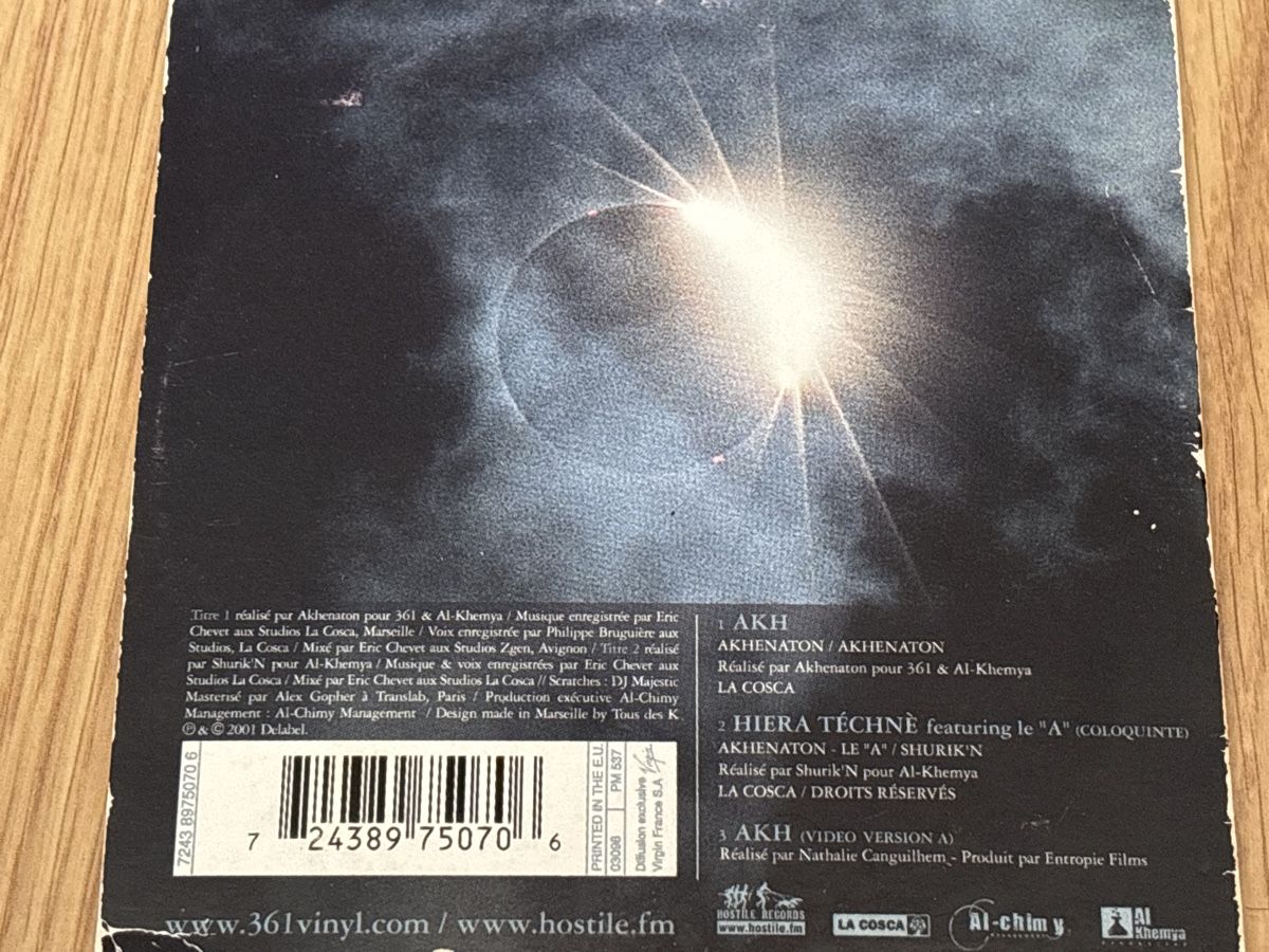 CD: Akhenaton – Usato da Zürich venduto da Collector69 1