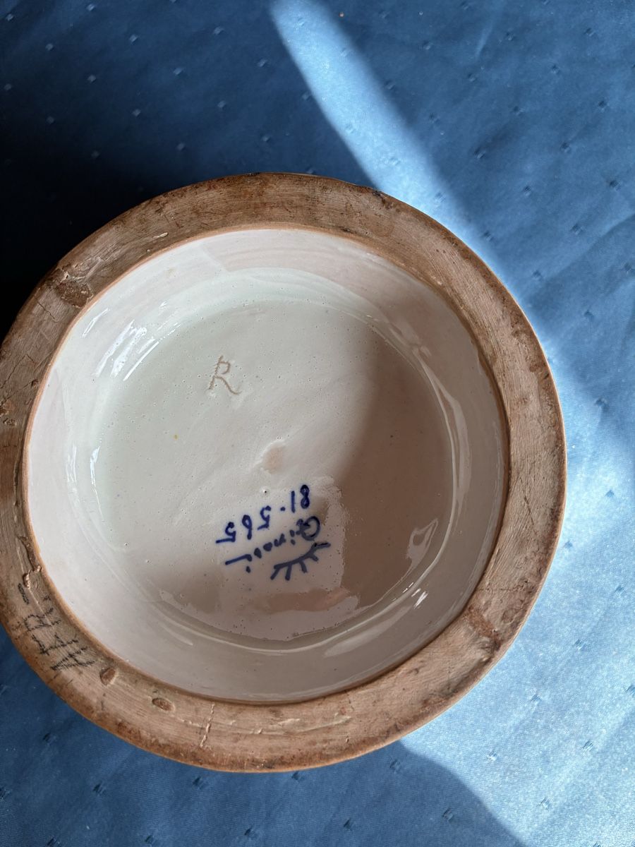 Ginori Ciotole: Ginori antike Deckeldose, rund – Usato da Dornach venduto da Rosengarten 7