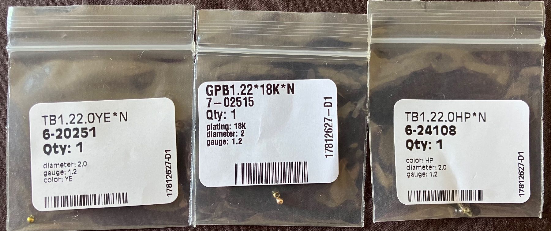 Gioielli per piercing: Diverse Pircings – Usato da Zürich venduto da MonkeyTunes