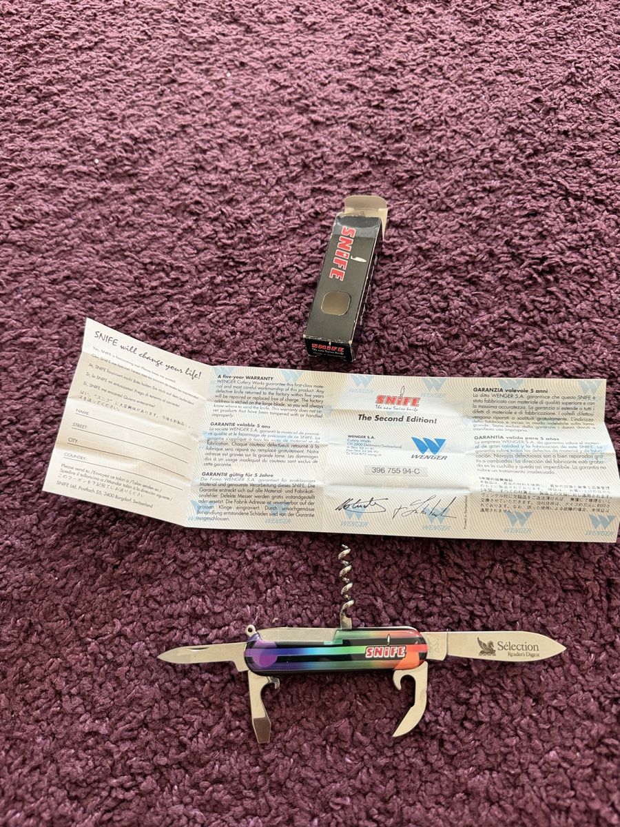 Wenger Taschenmesser: Wenger Taschenmesser Selection Snife – Gebraucht aus Lyss von nekoreh
