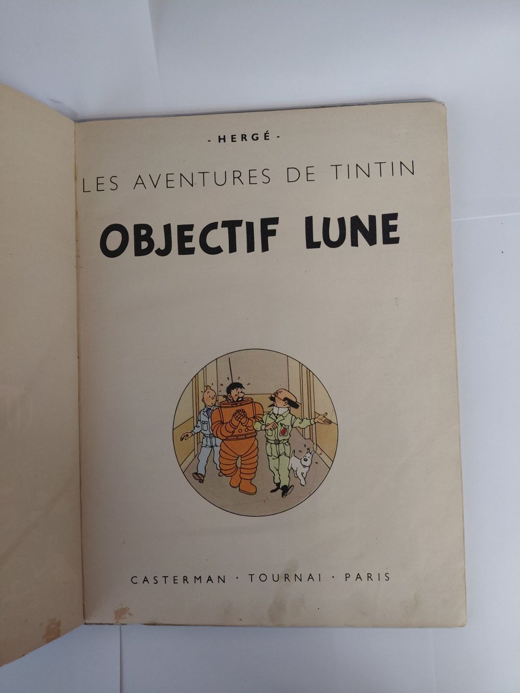 Fumetti: Tintin Objectif Lune – Usato da Puidoux venduto da tasbiencompris 1