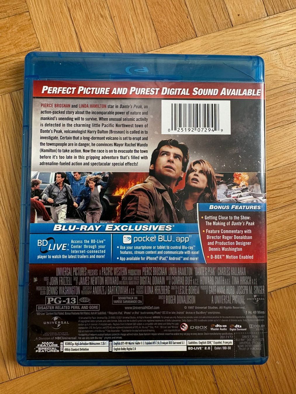 Tutti i DVDs: Dante's Peak - Blu-ray – Nuovo (secondo la descrizione) da Zürich venduto da Malcom 2