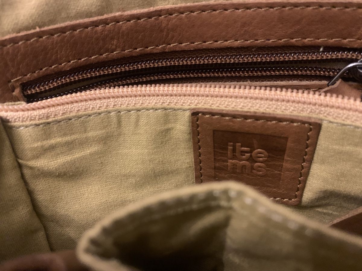 Taschen für Damen: Tasche ITEMS Leder braun – Gebraucht aus Bern von Mawe0205 8
