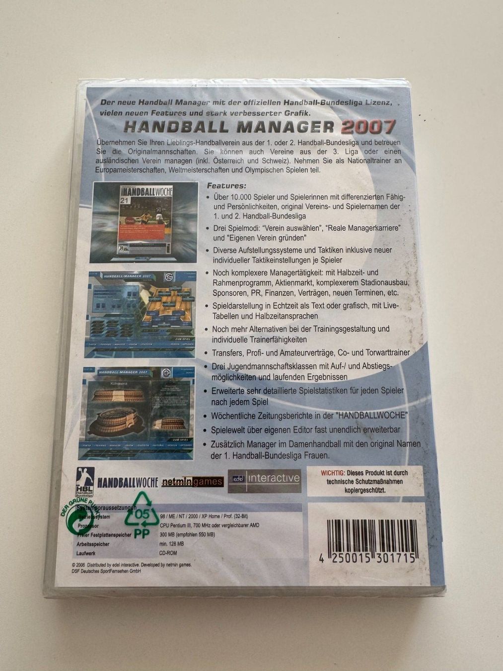 Jeux: Jeu PC Handball Manager 2007 – Neuf avec emballage d'origine à Couvet par nay_prh5 1
