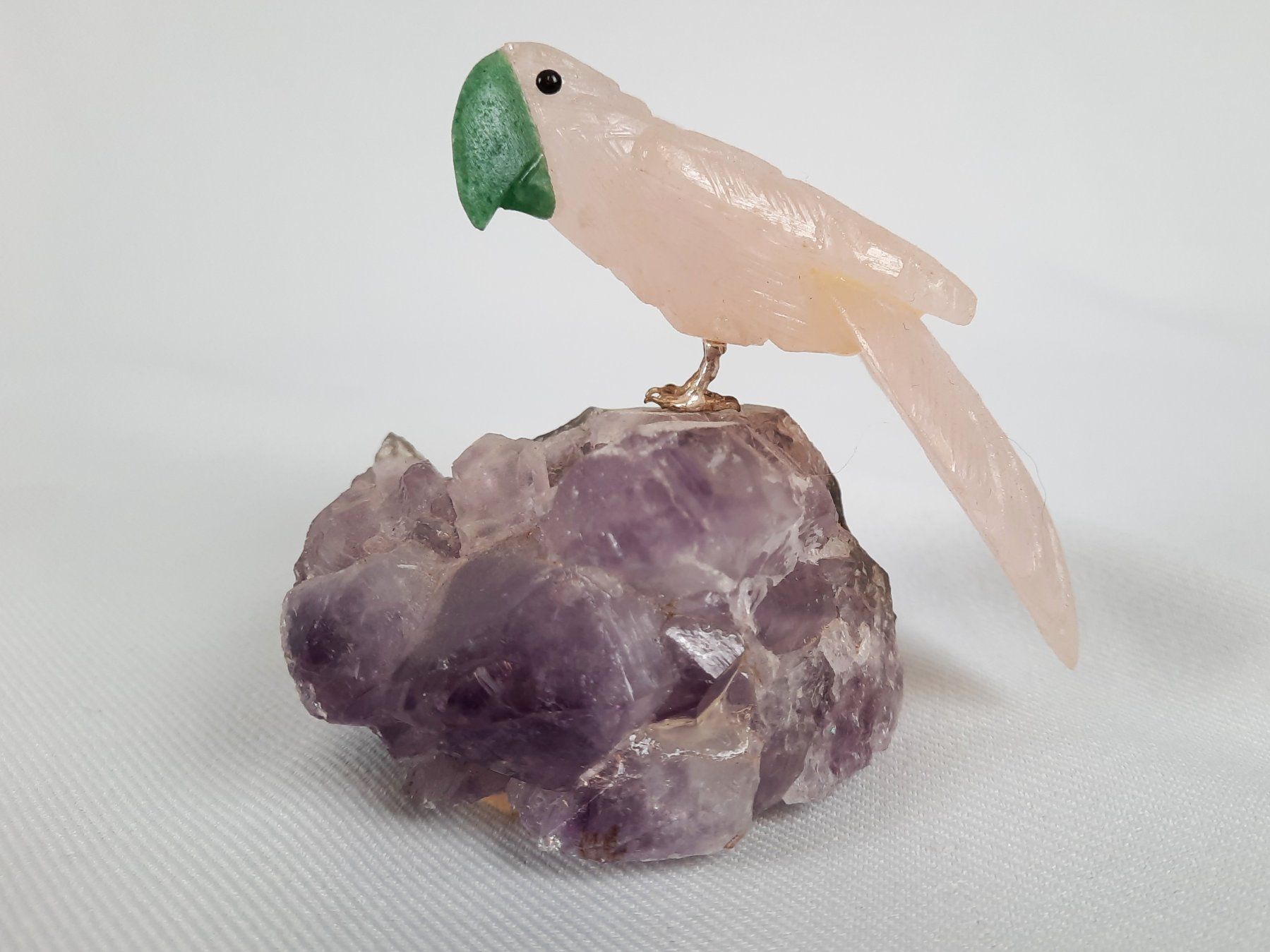 Pierres précieuses: 2 Amethyst mit Vogel – D'occasion à Beinwil am See par Restwert_Beinwil 4