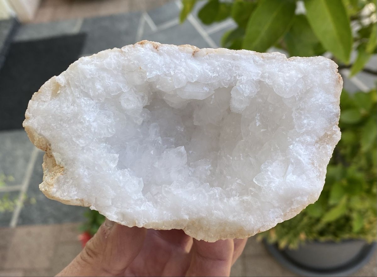 Mineralien & Heilsteine: Schöne Quarz Geode  – Gebraucht aus Selzach von 321compac 8