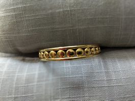Bracelet doré inoxydable et ajustable, petits poignets, neuf
