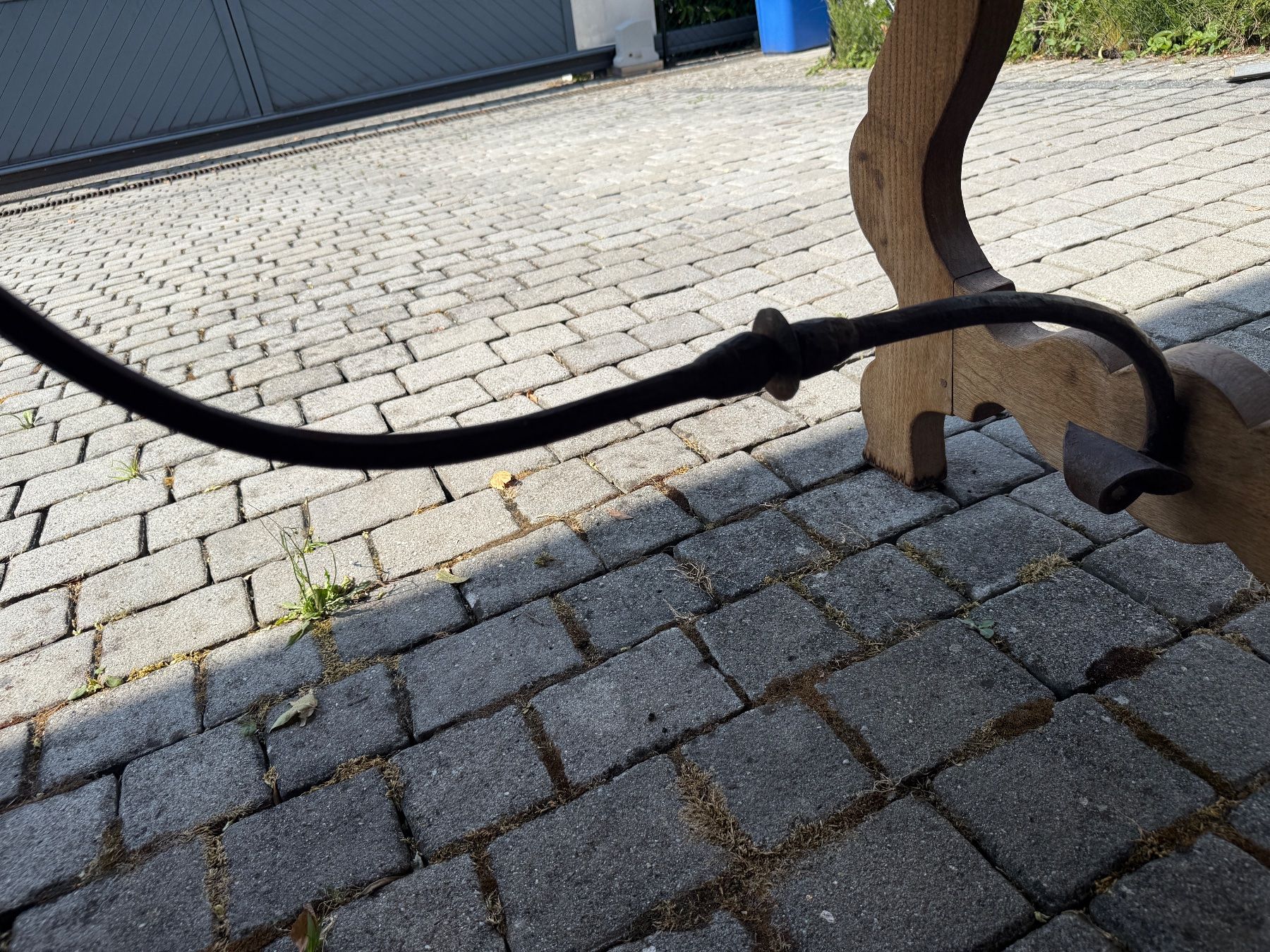 Tavoli: Table à manger en bois massif chêne - style rustique – Usato da Veyrier venduto da Szurkemaci 5