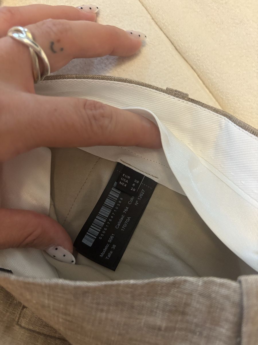 Massimo Dutti Pantaloni: Damen Hosen Leinen Beige – Nuovo (secondo la descrizione) da Schaan venduto da Nina.Zander_1990 4