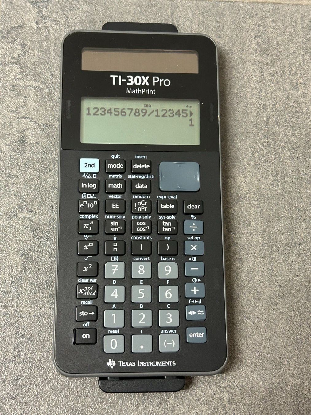 Texas Instruments Calcolatrici tascabili: Texas Instrument calculatrice TI-30X Pro Mathprint – Usato da Lausanne venduto da Weber1007 2