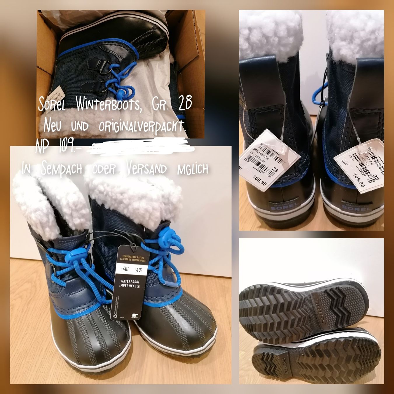 Sorel Schuhe für Jungen: Sorel Winterboots Gr. 28 Neu und Originalverpackt – Neu und originalverpackt aus Sempach von ischuerch90