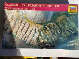 Felsbasis für Festung, Bausatz von Zvezda 1/72, Fabrikneu