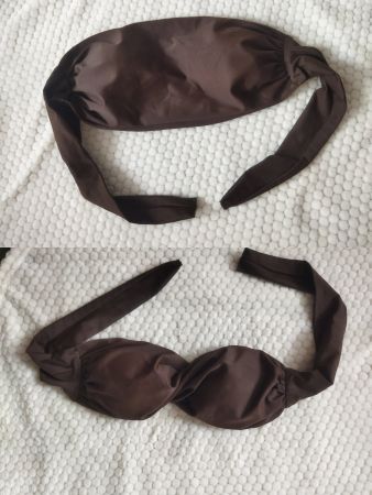 Neuwertiges Braunes Bikini Ober-Teil (S/M)