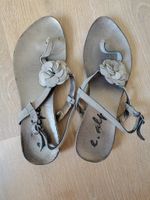 Sandaletten Damenschuhe Grau Grösse 39 getragen