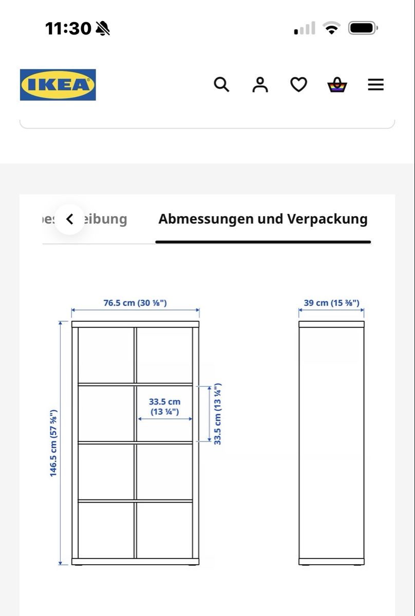 Ikea Regale: Kallax Regal 8 Fächer schwarzbraun – Gebraucht aus Oberbüren von dijbdn 5