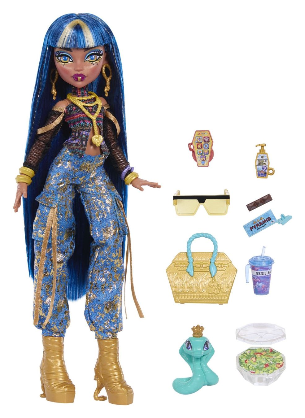 Bambole: Monster High poupée Cleo de Nile – Nuovo e nell'imballaggio originale da St-Imier venduto da ATTAKSHOP 5
