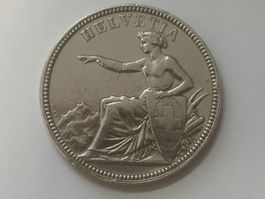 5 CHF 1874 Helvetia Fünfliber Münze Franken 