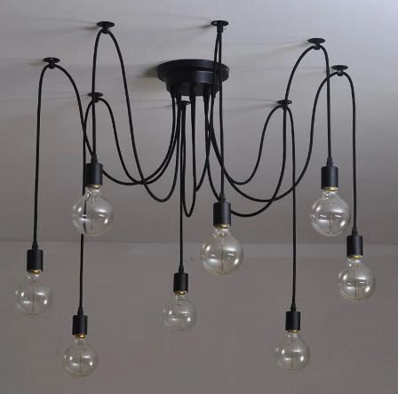 Lampade: Retro Spinne Industriedesign Lampe – Nuovo e nell'imballaggio originale da Châtelaine venduto da topshop.switzerland 1