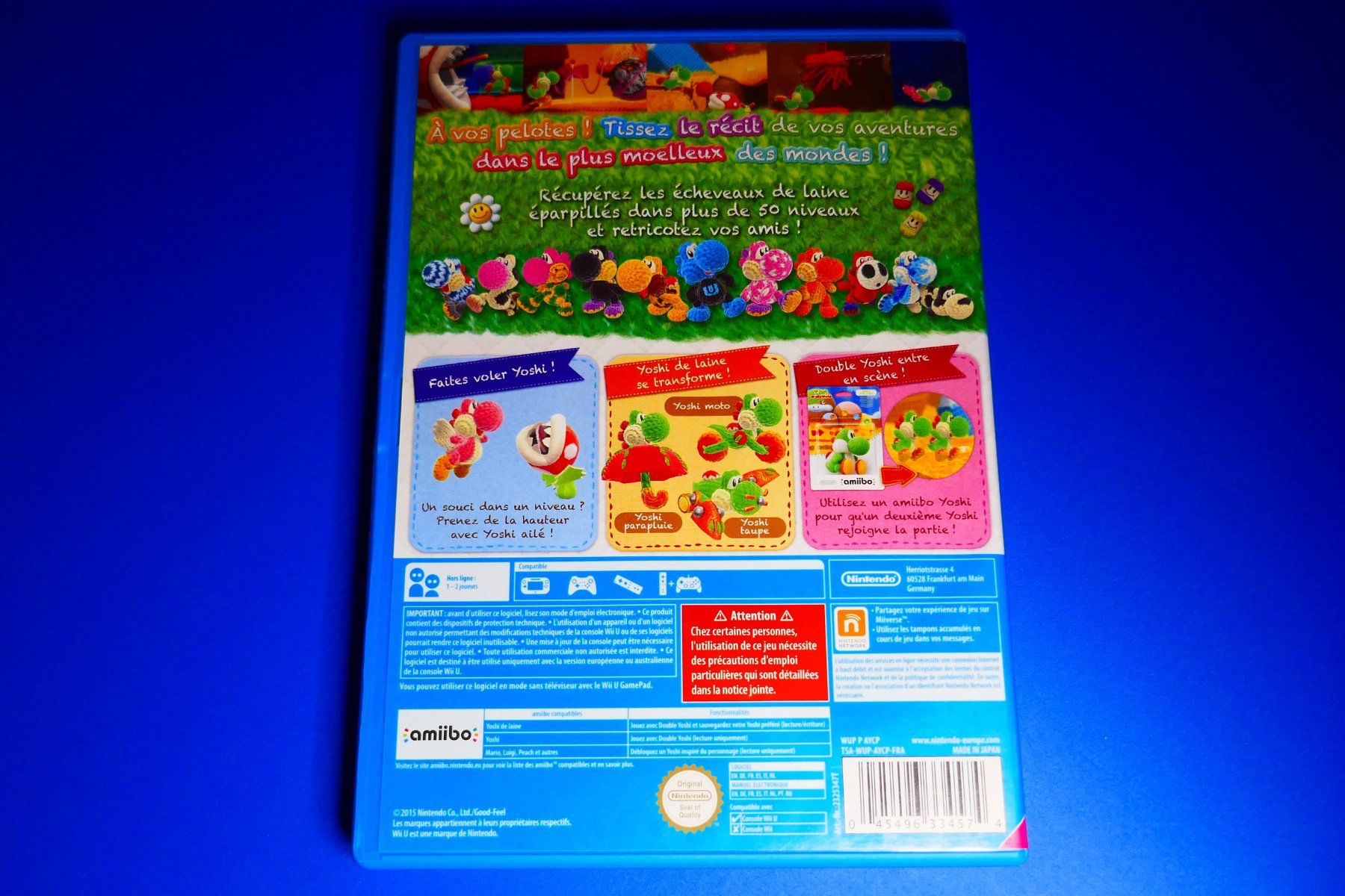 Nintendo Giochi: Yoshi's Wooly World - Nintendo Wii U – Usato da Vuarrens venduto da Espace-Retro 3