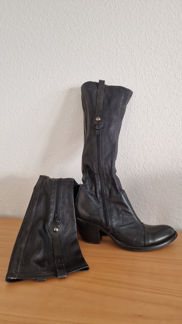 Damenschuhe: Stiefel mit elastischen Lederschaft – Gebraucht aus Luzern von kzu_8qsg